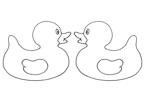 Ks Pair Of Ducks Paradox Coloring Page